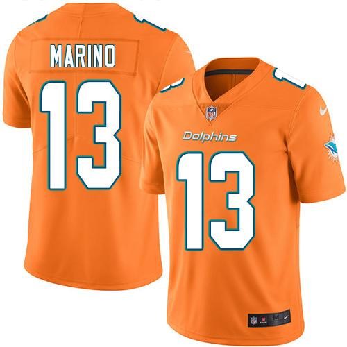Nike Men & Women & Youth Dolphins 13 Dan Marino Orange NFL Vapor Untouchable Limited Jersey,We sell and wholesale Nike Men & Women & Youth Dolphins 13 Dan Marino Orange NFL Vapor Untouchable Limited Jersey on line form chian!